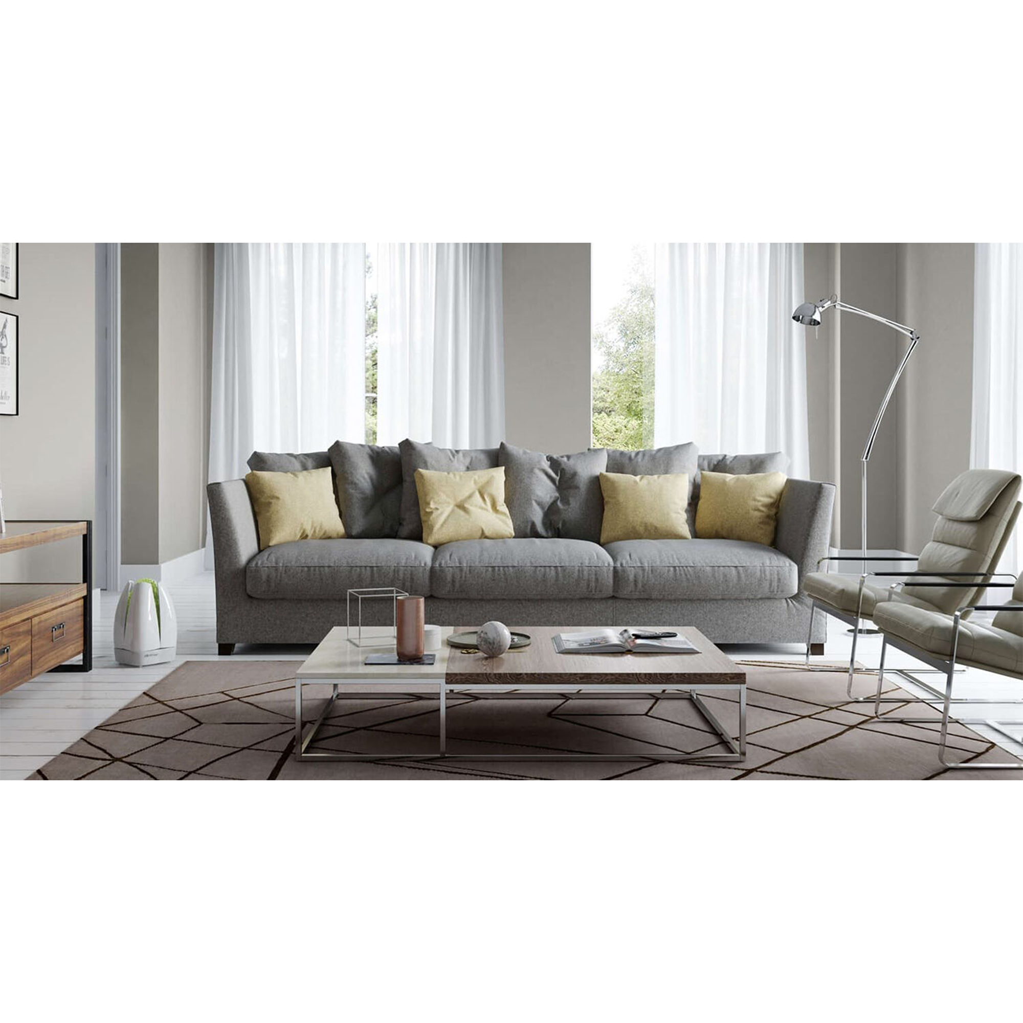 Airfree Lotus Mold & Bacteria Destroying Filterless Air Purifier with Night Light