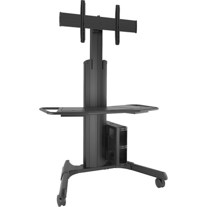 Chief LPAU Series Large Fusion Manual Height Adjustable Mobile AV Cart (Black)
