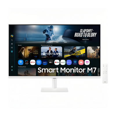 Samsung M7 M70F 32" 4K HDR Smart Monitor with Samsung Vision AI (White)