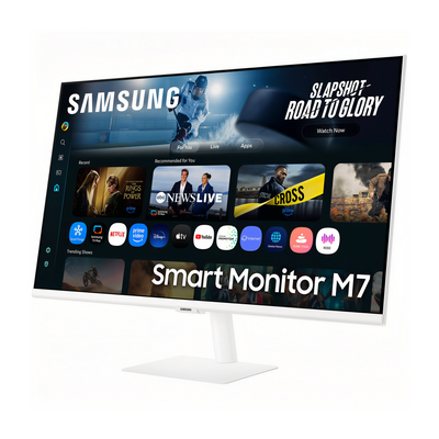 Samsung M7 M70F 32" 4K HDR Smart Monitor with Samsung Vision AI (White)