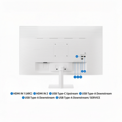 Samsung M7 M70F 32" 4K HDR Smart Monitor with Samsung Vision AI (White)