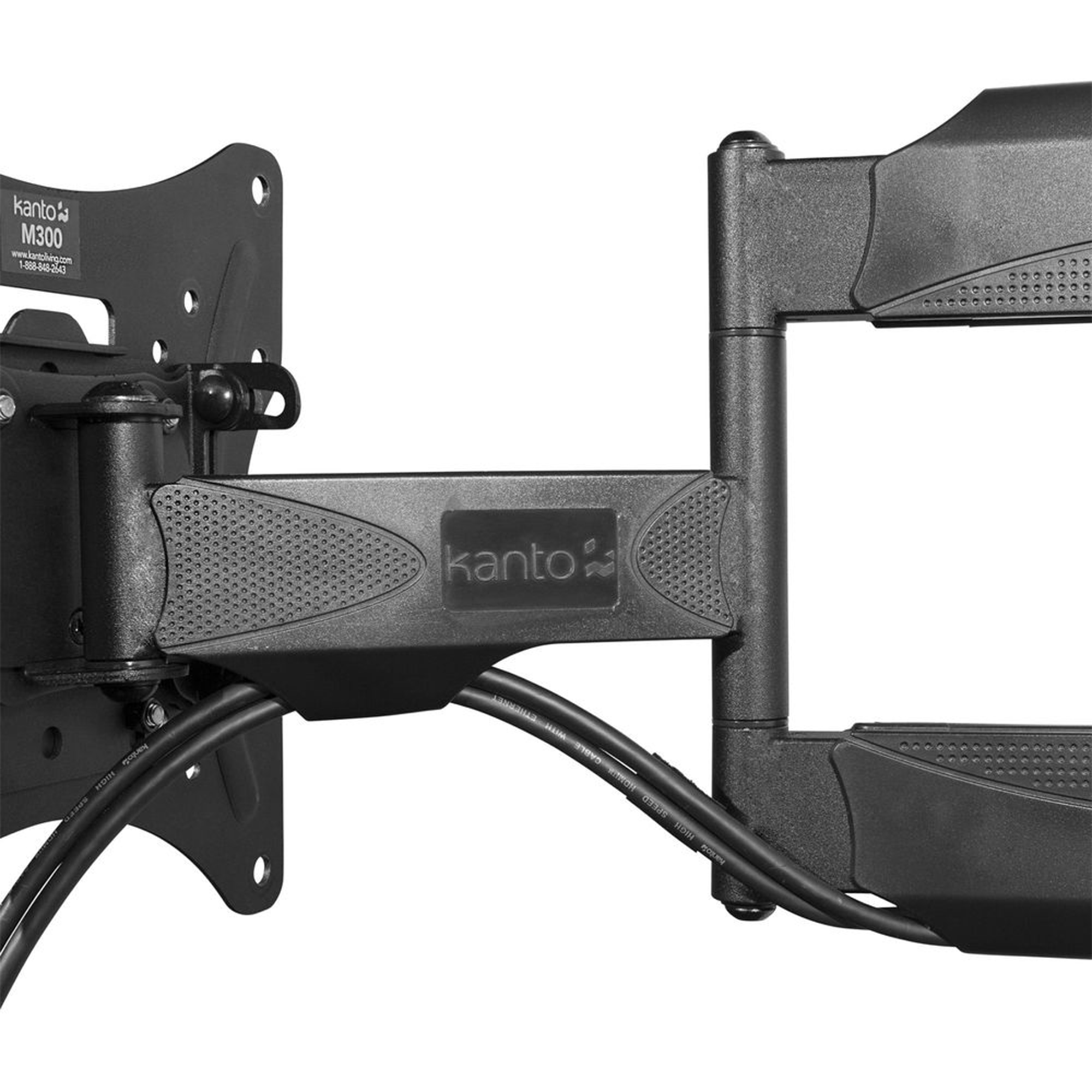 Kanto Living M300 Full Motion Wall Mount for 26 to 55" Displays (Black)