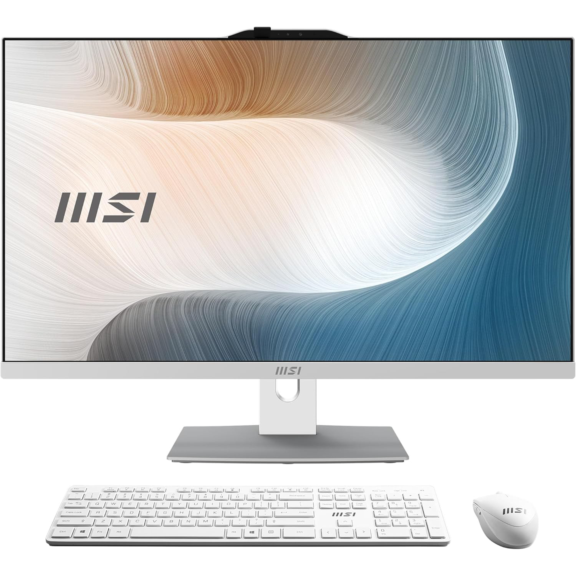 MSI Modern AM272P 1M-823US 27" All-in-One Computer - Intel Core 5 120U - Windows 11 Home - 16GB RAM - 1TB SSD - Wi-Fi 6E
