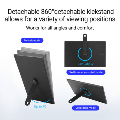 ASUS ZenScreen MB169CK 15.6" LED Portable Monitor