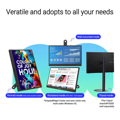 ASUS ZenScreen MB169CK 15.6" LED Portable Monitor