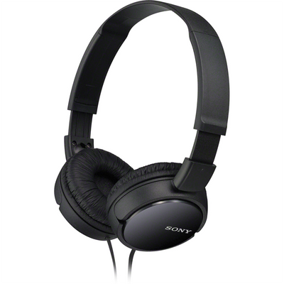Sony MDR-ZX110 On-Ear Headphones (Black)