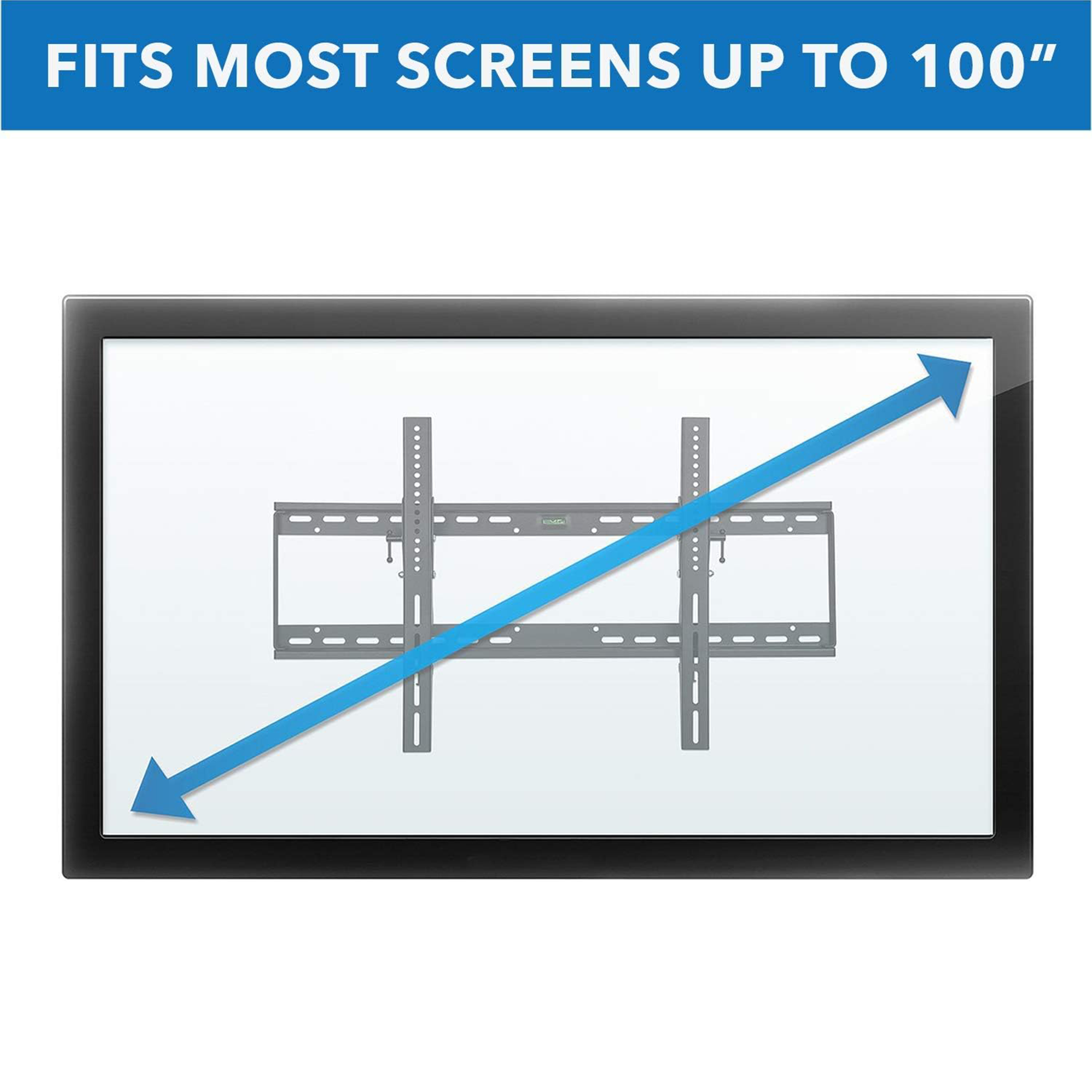 Mount-It! MI-1121L Tilting Wall Mount for 37 to 100" TVs
