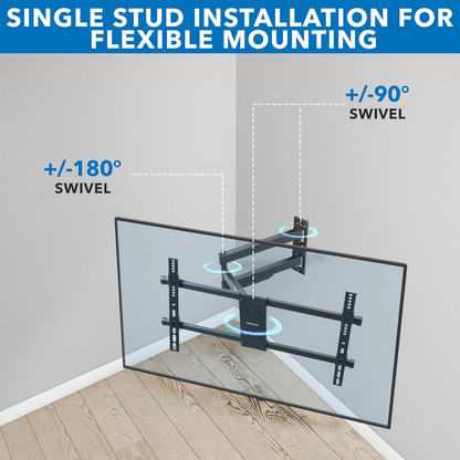Mount-It! MI-14003 Heavy Duty Full Motion TV Wall Mount for 37 to 80" Displays