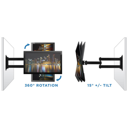 Mount-It! MI-2042L Full Motion TV Wall Mount for up to 47" Screens