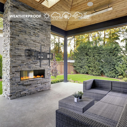 Mount-It! MI-396 Full-Motion Outdoor TV Wall Mount for 37 to 80" Displays