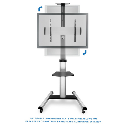 Mount-It! MI-875 Heavy-Duty Mobile TV Cart