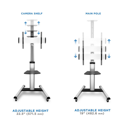 Mount-It! MI-875 Heavy-Duty Mobile TV Cart