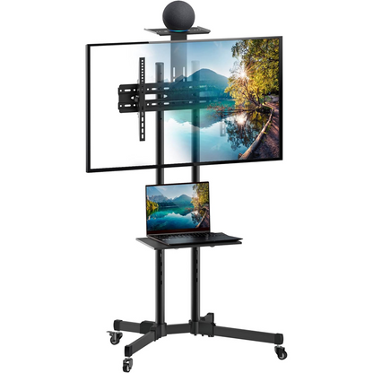 Mount-It! MI-876 Adjustable Mobile TV Cart