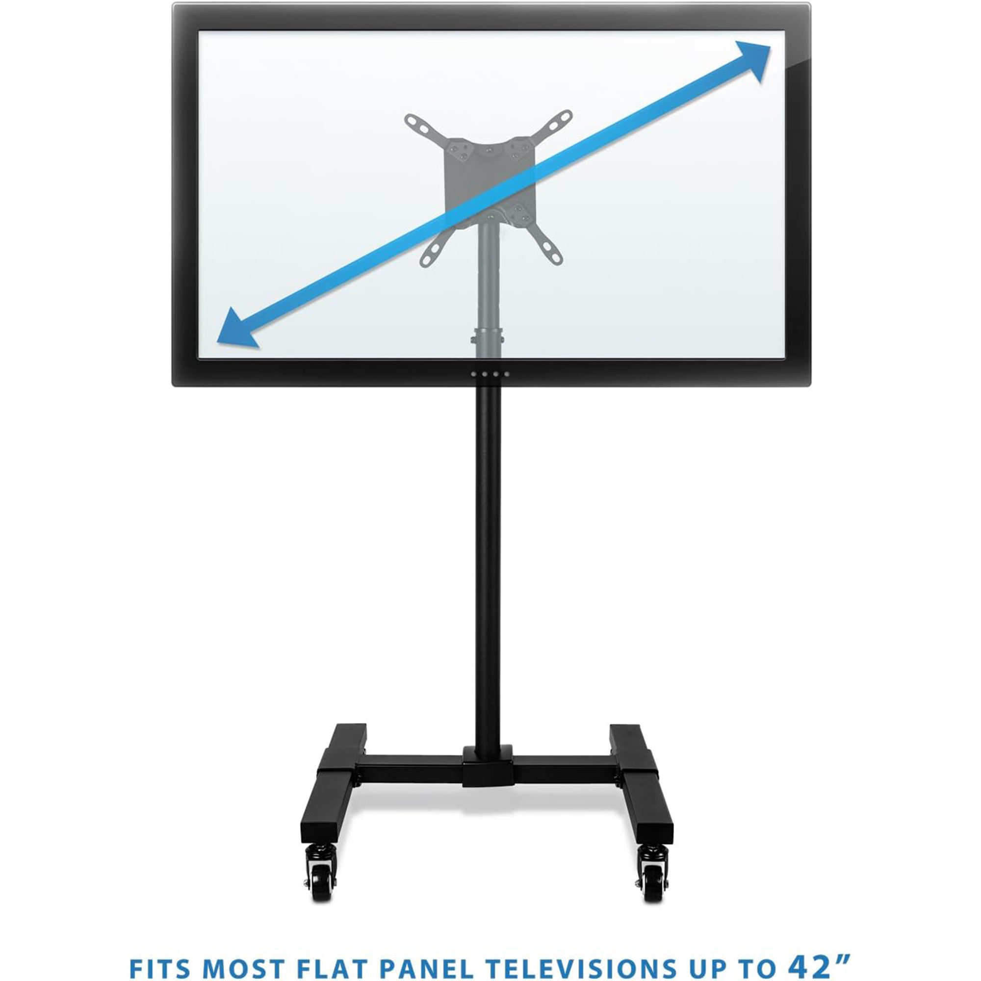 Mount-It! MI-879 Adjustable Mobile TV Stand