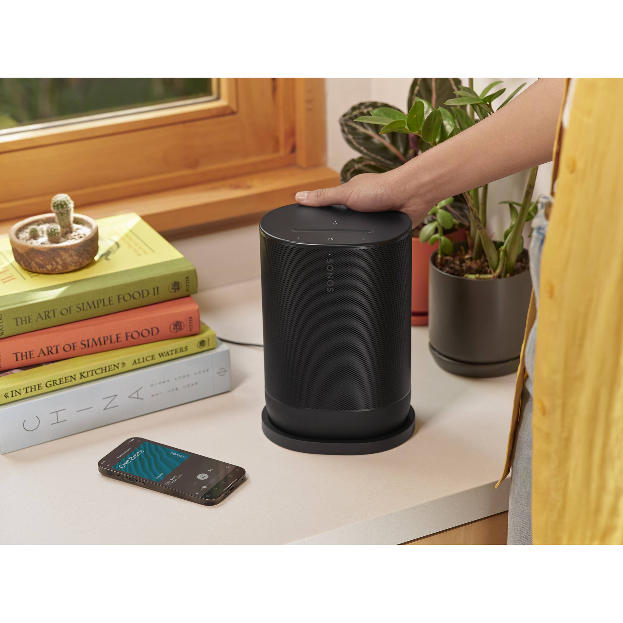 Sonos Move 2 (Black) – Portable Stereo Smart Speaker