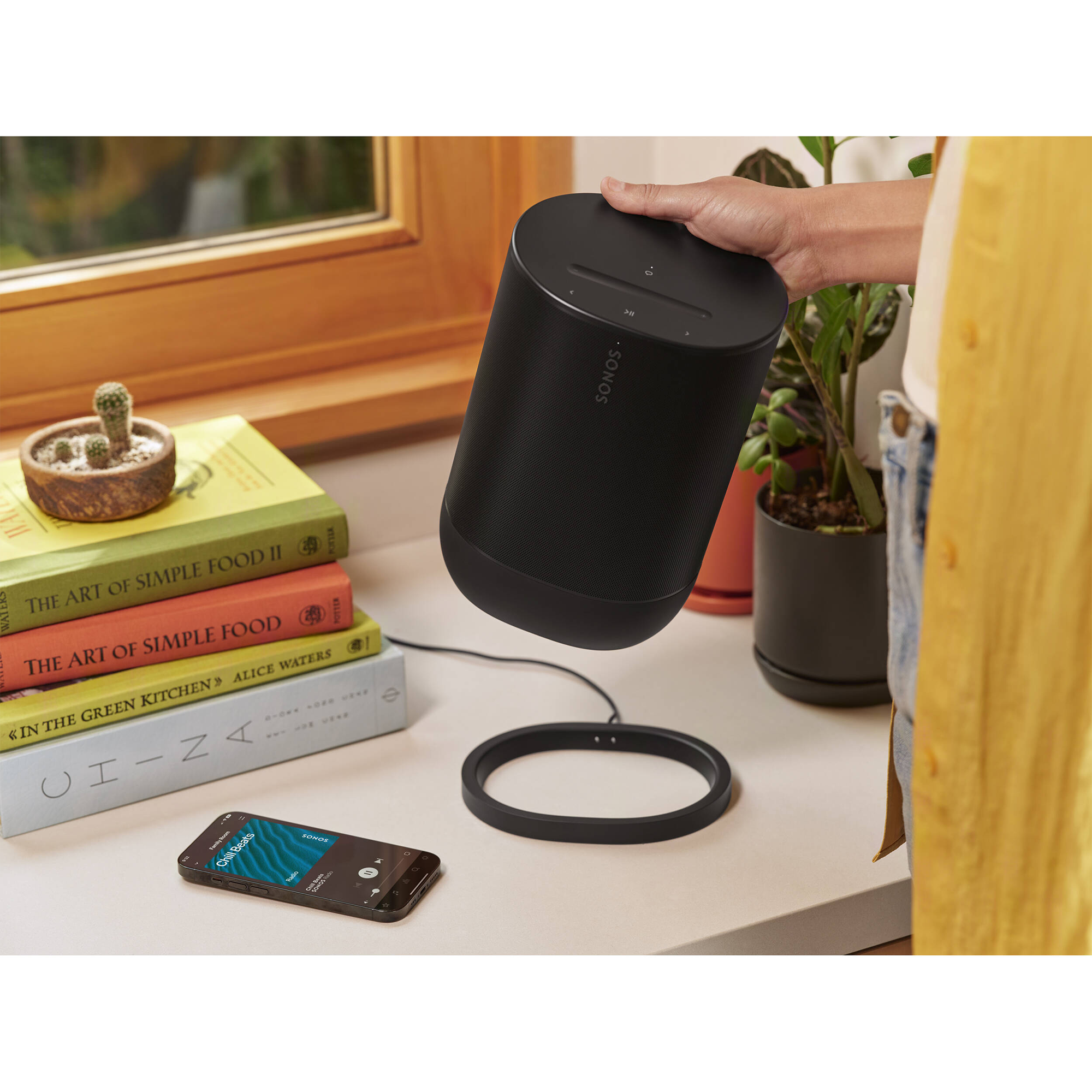 Sonos Move 2 (Black) – Portable Stereo Smart Speaker