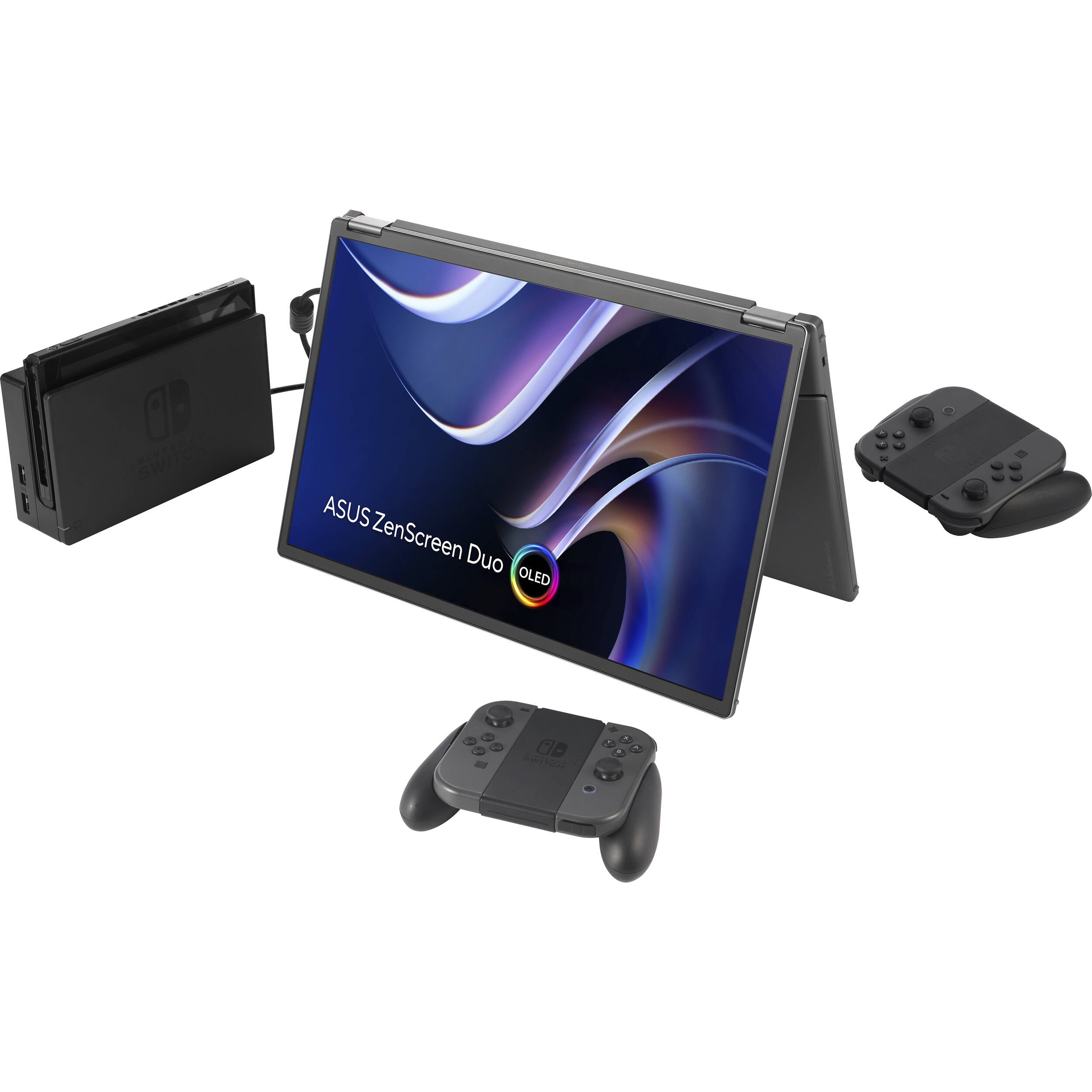 ASUS ZenScreen Duo MQ149CD OLED 14" HDR Portable Monitor