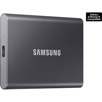 Samsung 1TB T7 Portable SSD (Titan Gray)
