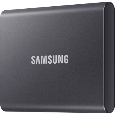 Samsung 1TB T7 Portable SSD (Titan Gray) - MU-PC1T0T/AM
