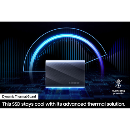 Samsung T9 Portable 4TB SSD USB 3.2 Gen2x2 USB-C (Black)