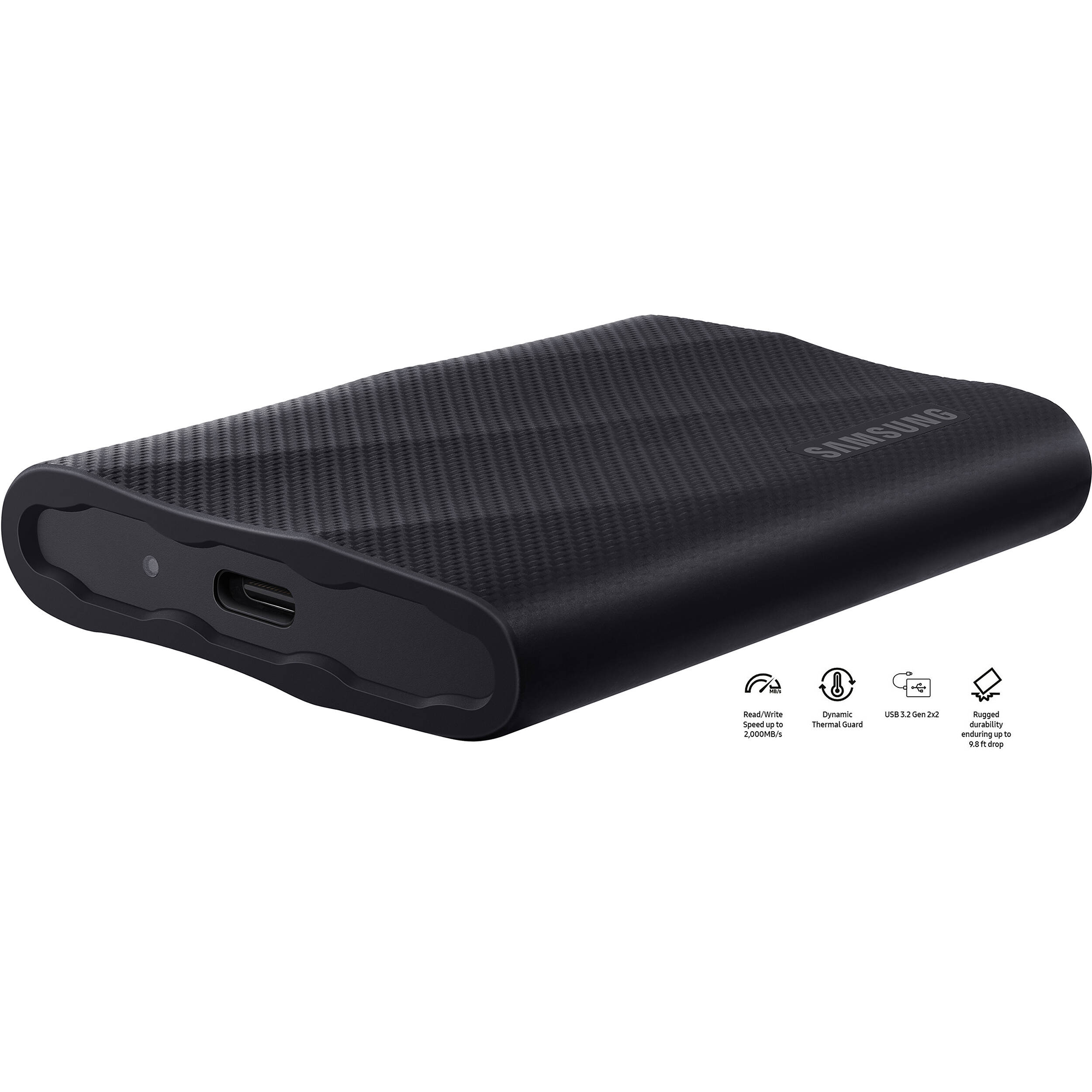 Samsung T9 Portable 4TB SSD USB 3.2 Gen2x2 USB-C (Black)