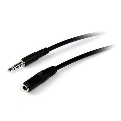 StarTech Headset Extension Cable 3.5mm TRRS Male to 3.5mm TRRS Female (6.6')