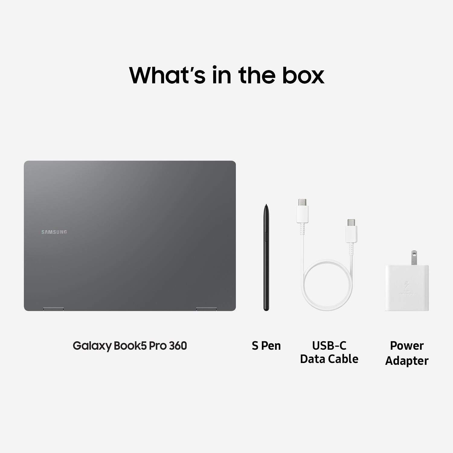 Samsung Galaxy Book5 Pro 360 NP964QHA-KG2US 2 in 1 Notebook (Moonstone Gray)