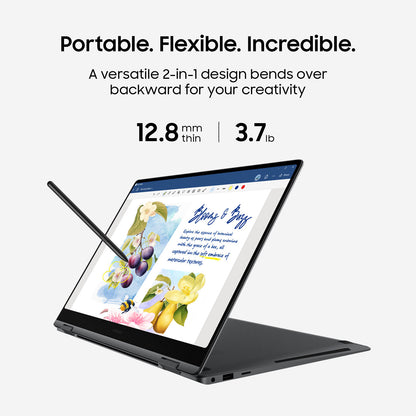Samsung Galaxy Book5 Pro 360 NP964QHA-KG2US 2 in 1 Notebook (Moonstone Gray)