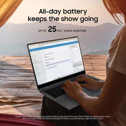Samsung Galaxy Book5 Pro 360 NP964QHA-KG2US 2 in 1 Notebook (Moonstone Gray)