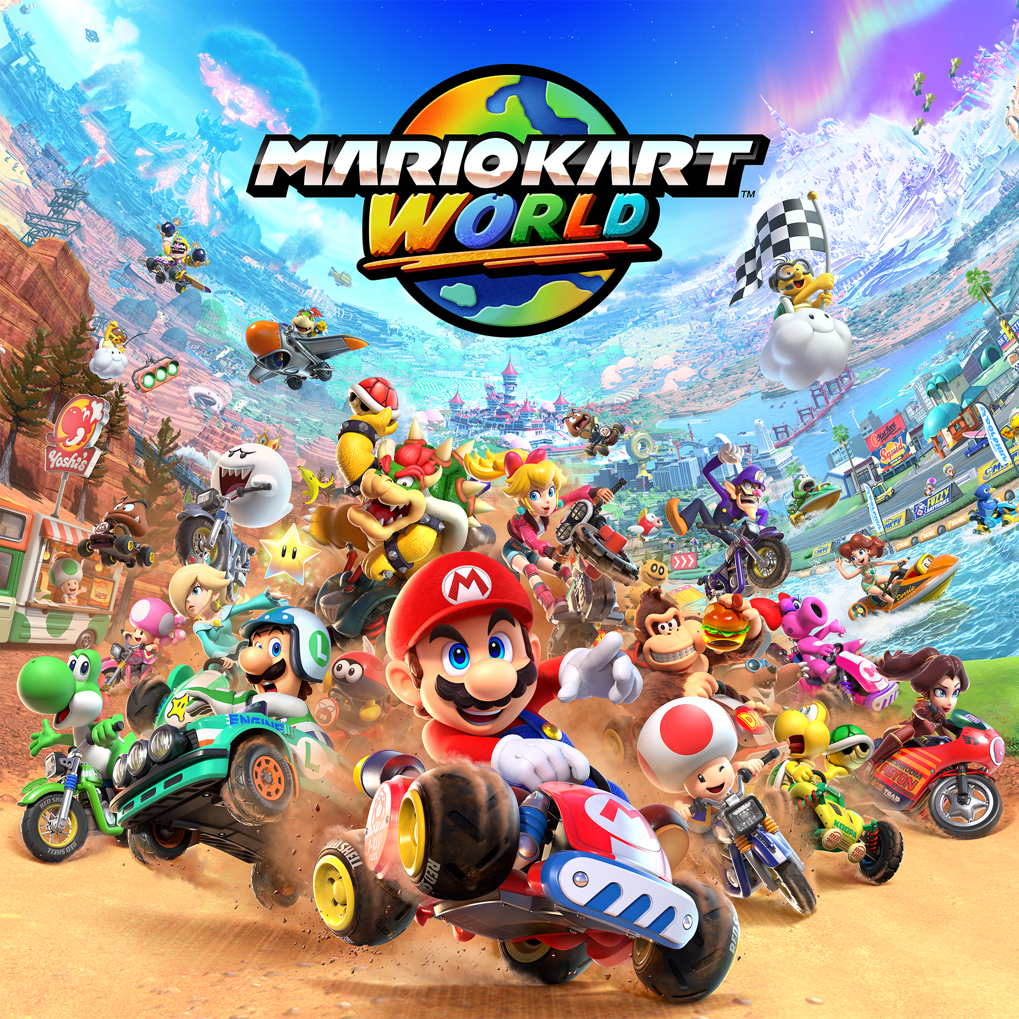 Nintendo Switch 2 Console + Mario Kart World Bundle (Digital Download Code)