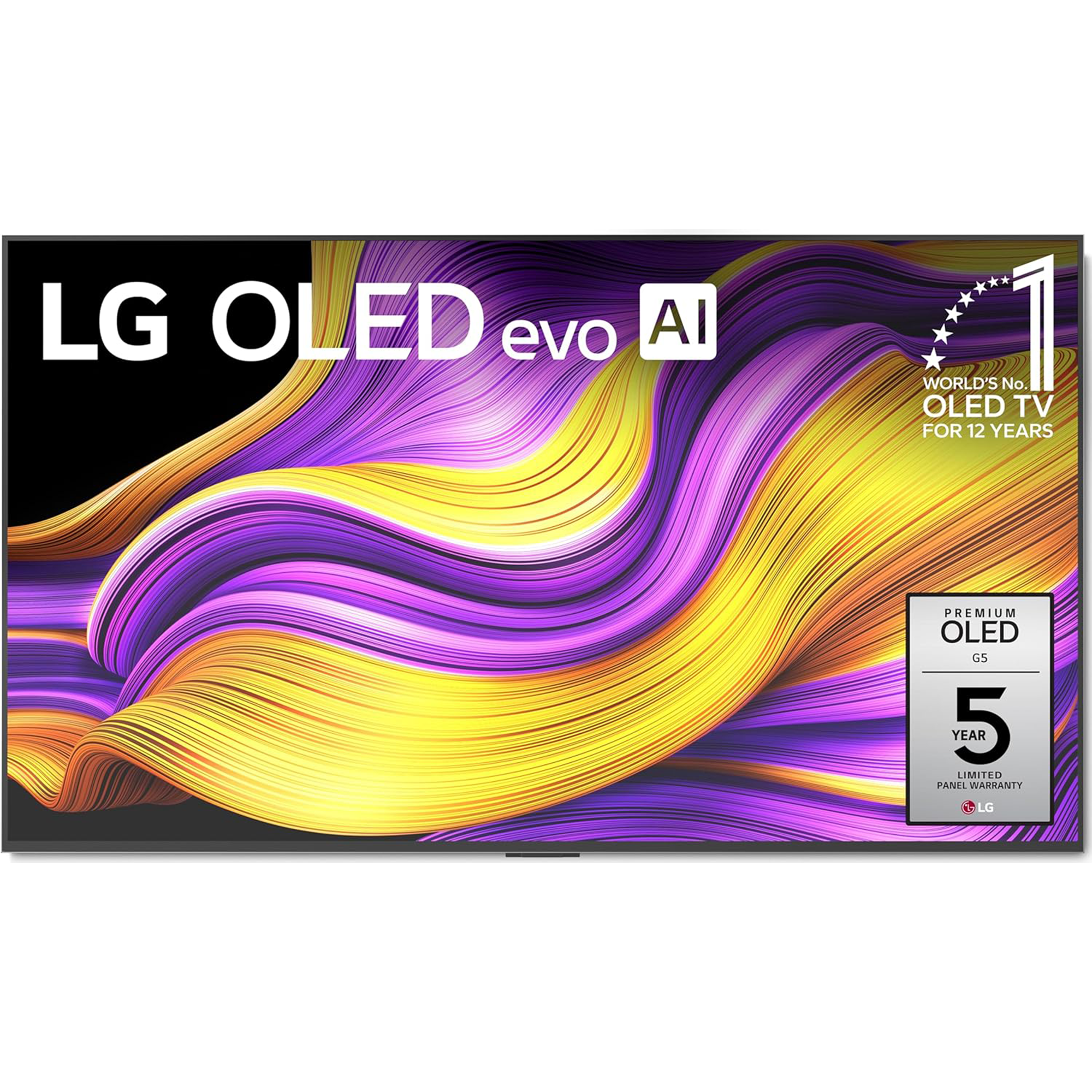 LG OLED evo AI G5 4K 55-Inch Smart TV with Supplied Wall Mount - OLED55G5WUA