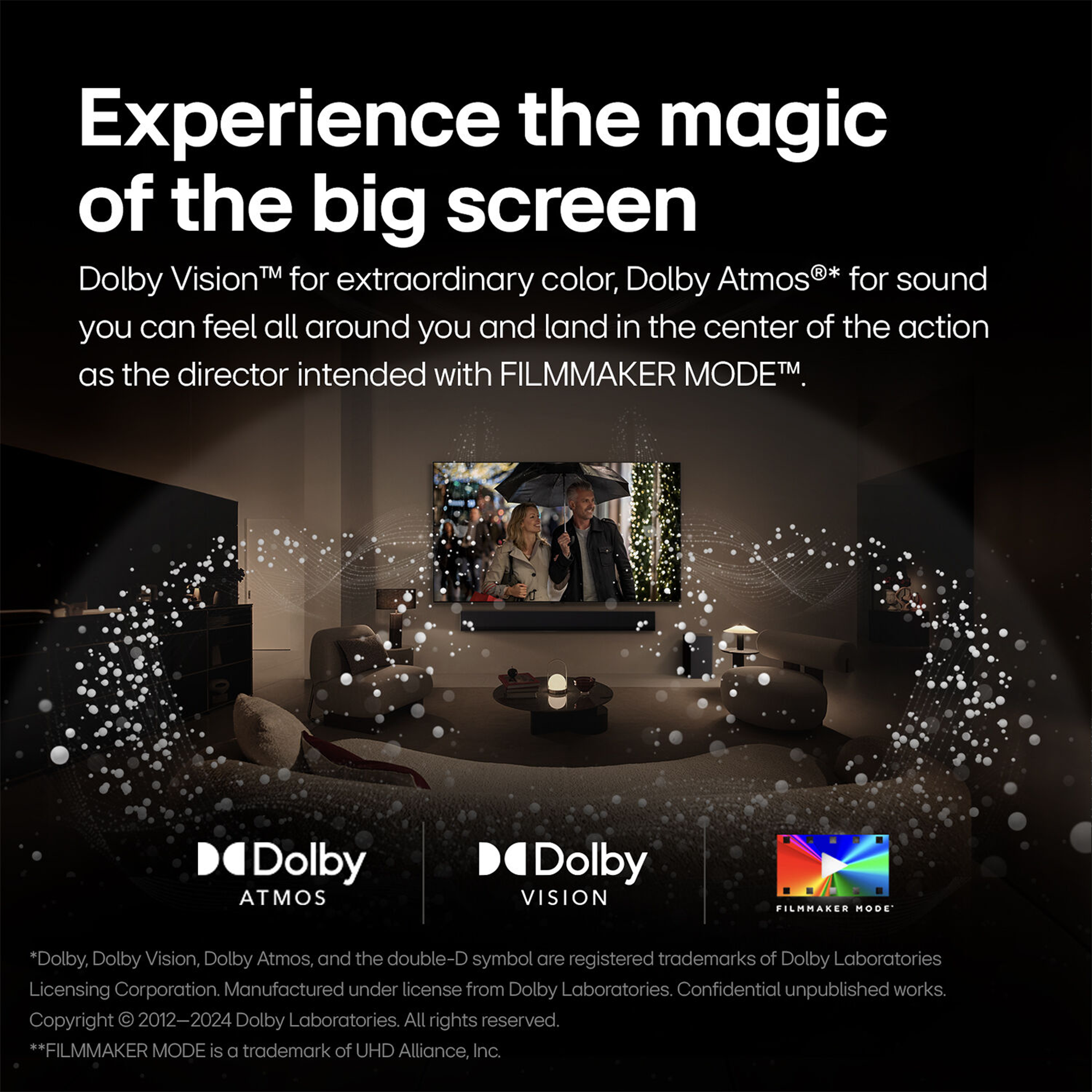 LG 65" OLED Evo C4 Series 4K HDR Smart TV with webOS
