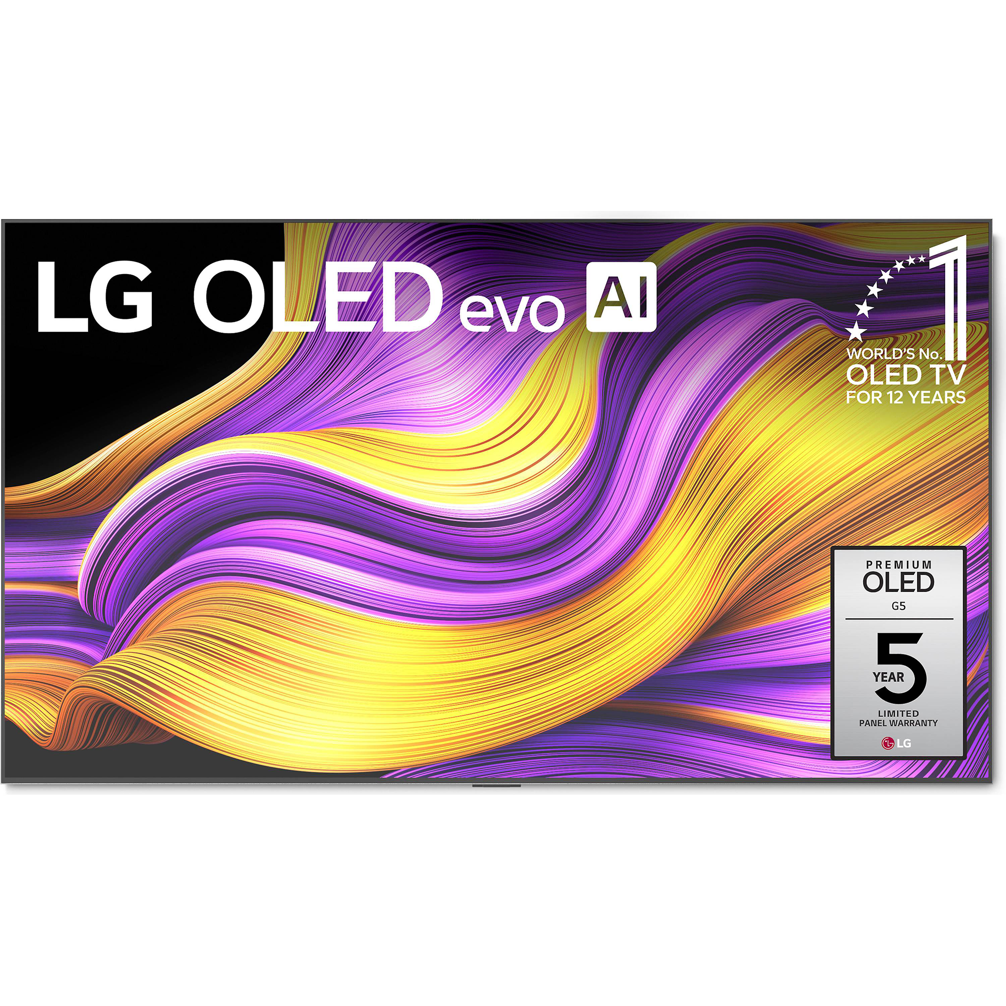 LG OLED evo AI G5 4K 77-Inch Smart TV with Supplied Wall Mount - OLED77G5WUA