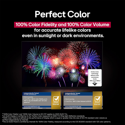 LG OLED evo AI G5 4K 83-Inch Smart TV with Supplied Wall Mount - OLED83G5WUA