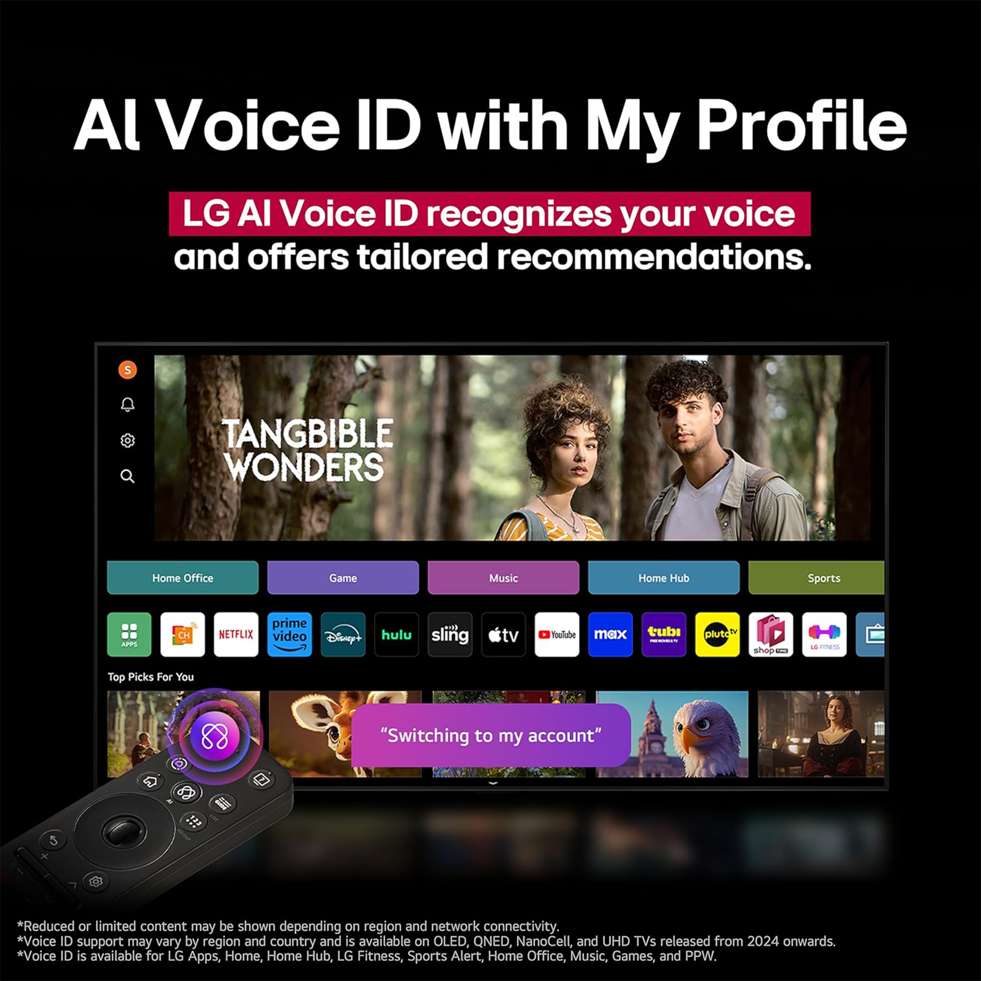 LG OLED evo AI G5 4K 83-Inch Smart TV with Supplied Wall Mount - OLED83G5WUA