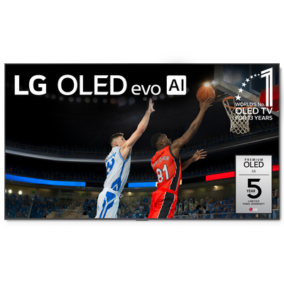 LG OLED evo AI G5 4K 83-Inch Smart TV with Supplied Wall Mount - OLED83G5WUA