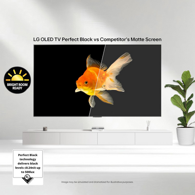 LG OLED evo AI G5 4K 83-Inch Smart TV with Supplied Wall Mount - OLED83G5WUA