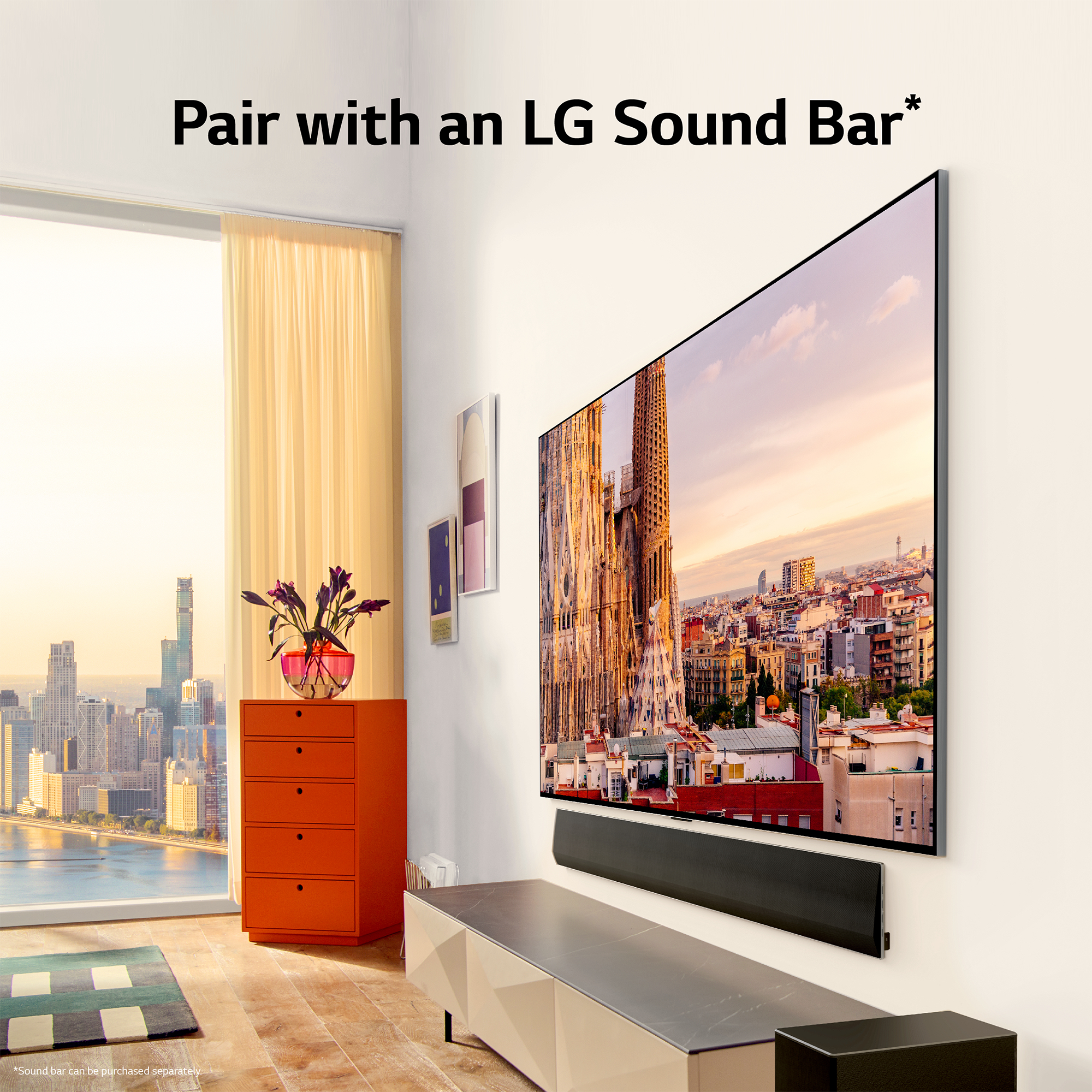 LG evo M Series M3 83" Wireless 4K HDR Smart OLED TV