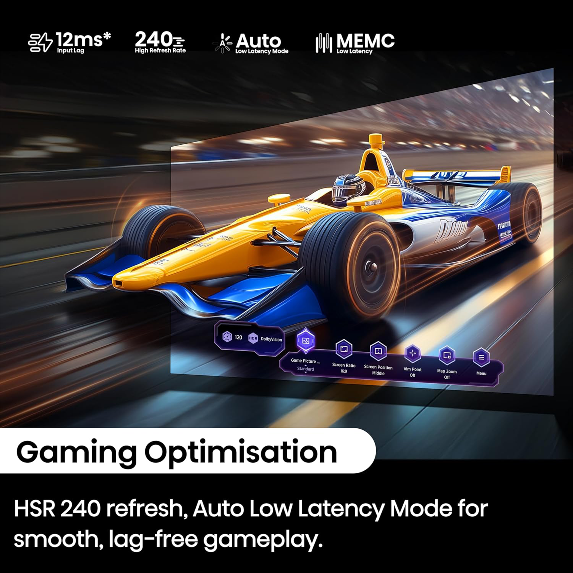 Hisense PT1 2500-Lumen UHD 4K Ultra-Short Throw Triple-Laser DLP Smart Projector