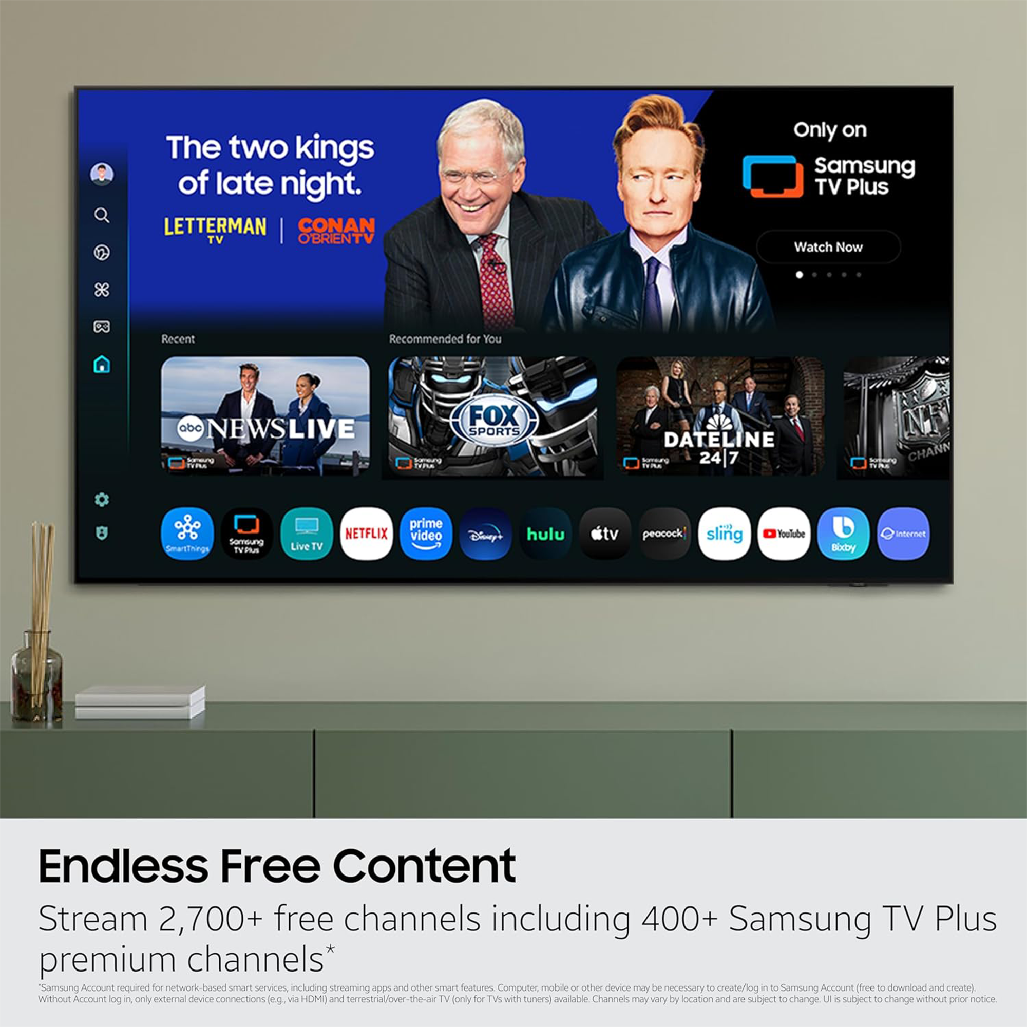 Samsung OLED S95F 55-Inch 4K Vision AI Smart TV - QN55S95FAFXZA