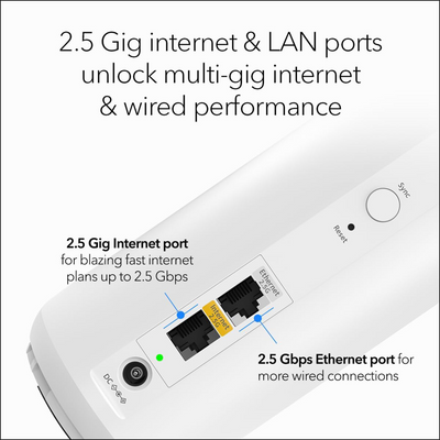 Netgear Orbi 370 BE50001 Wireless Dual-Band 3-Piece Mesh Wi-Fi System