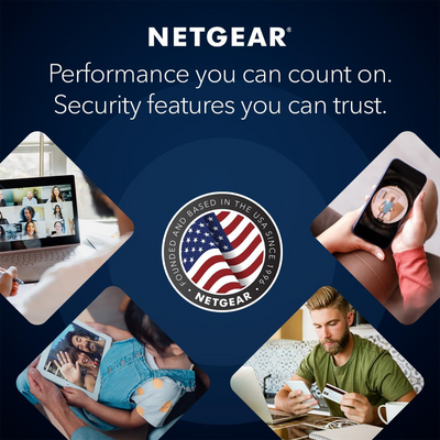 Netgear Orbi 370 BE50001 Wireless Dual-Band 3-Piece Mesh Wi-Fi System