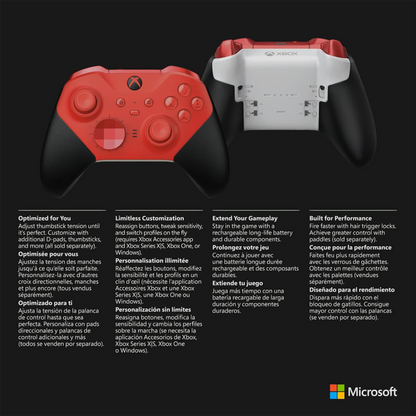 Microsoft Xbox Elite Wireless Controller Series 2 - Core Edition (Red)