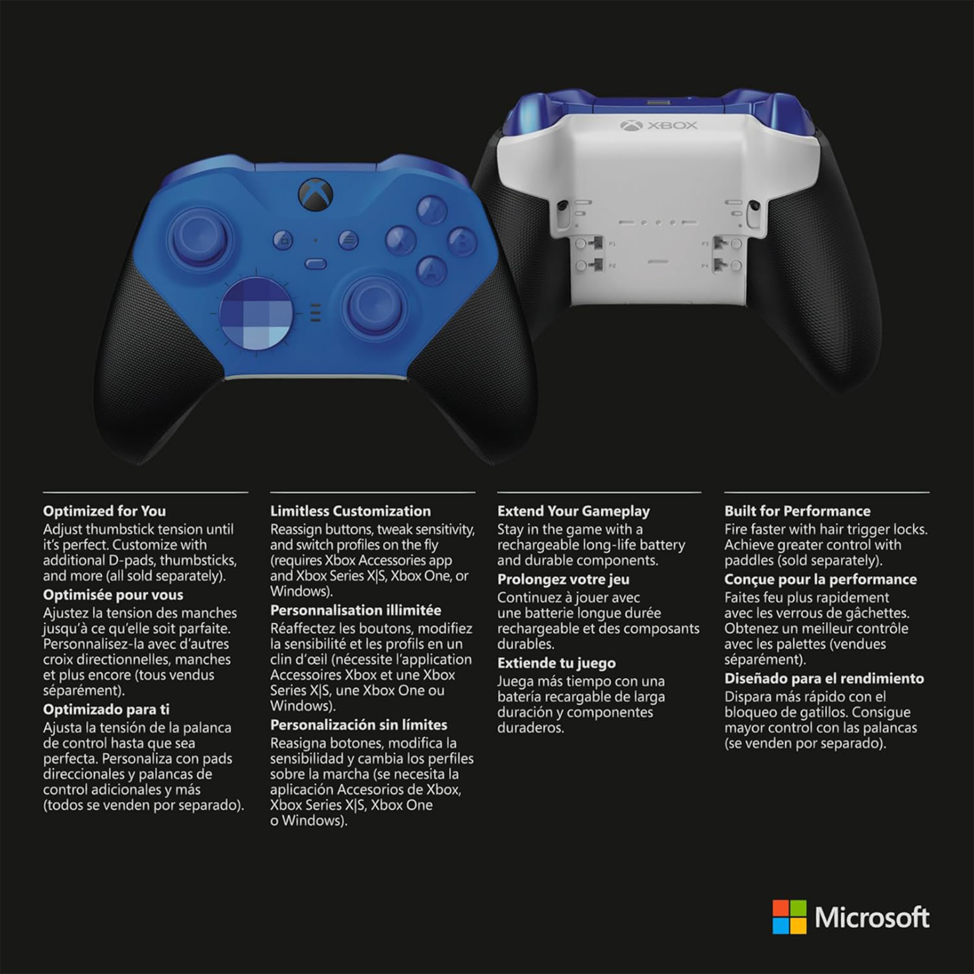 Microsoft Xbox Elite Wireless Controller Series 2 - Core Edition (Blue)