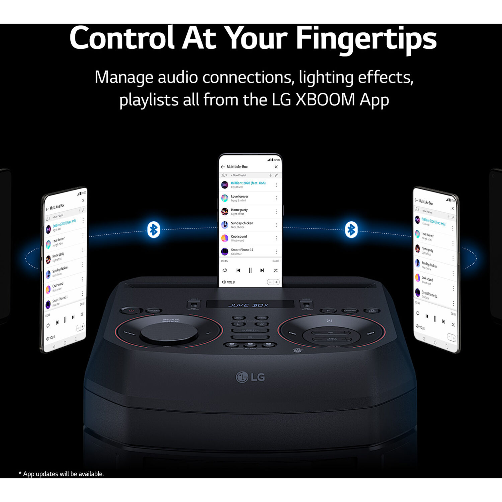 LG RNC5 XBOOM Party  Speaker with 8 Inch Woofer and Super Bass Boost