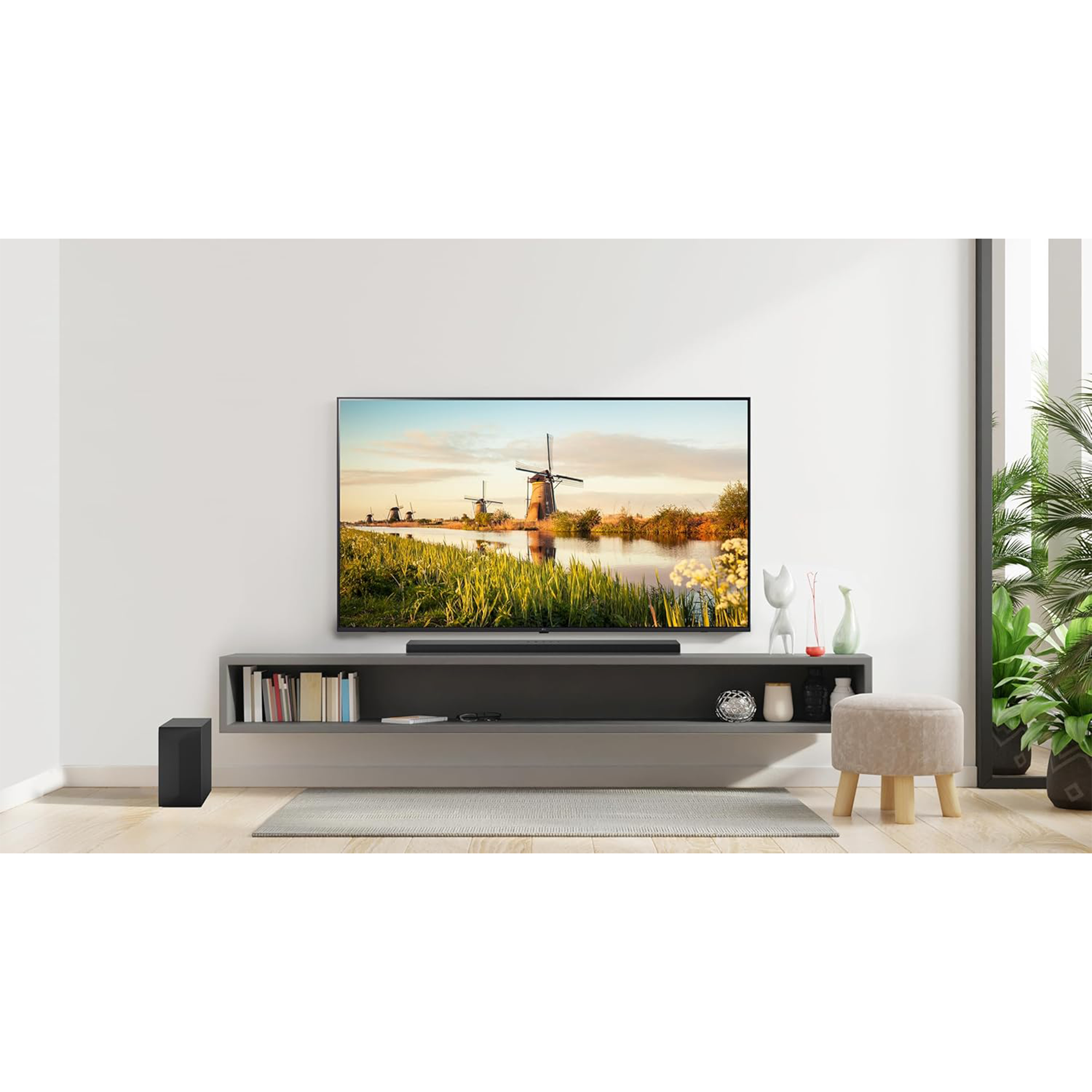 LG S60T 340W 3.1-Channel Bluetooth Soundbar with Wireless Subwoofer