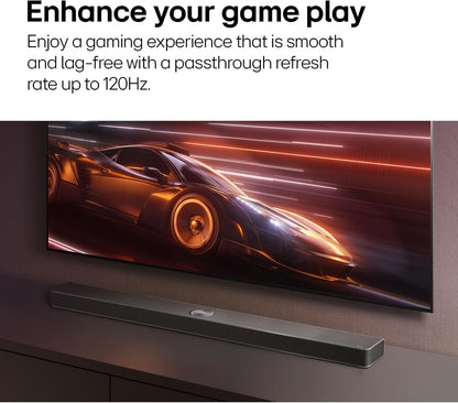 LG 5.1.3-Channel 580W Dolby Atmos Soundbar System with Wireless Rear Speakers and WOW Orchestra - S80TR
