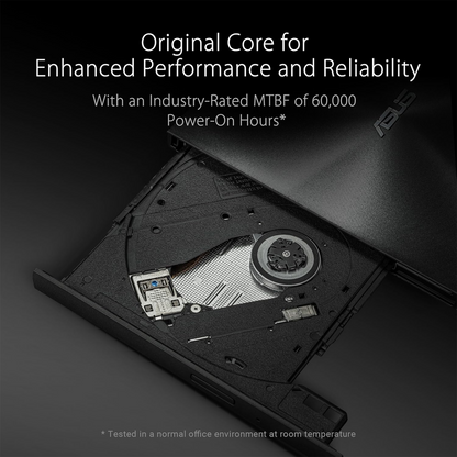 ASUS SBW-06D2X-U External Slimline Blu-Ray 6X Writer with BDXL Support (Black)