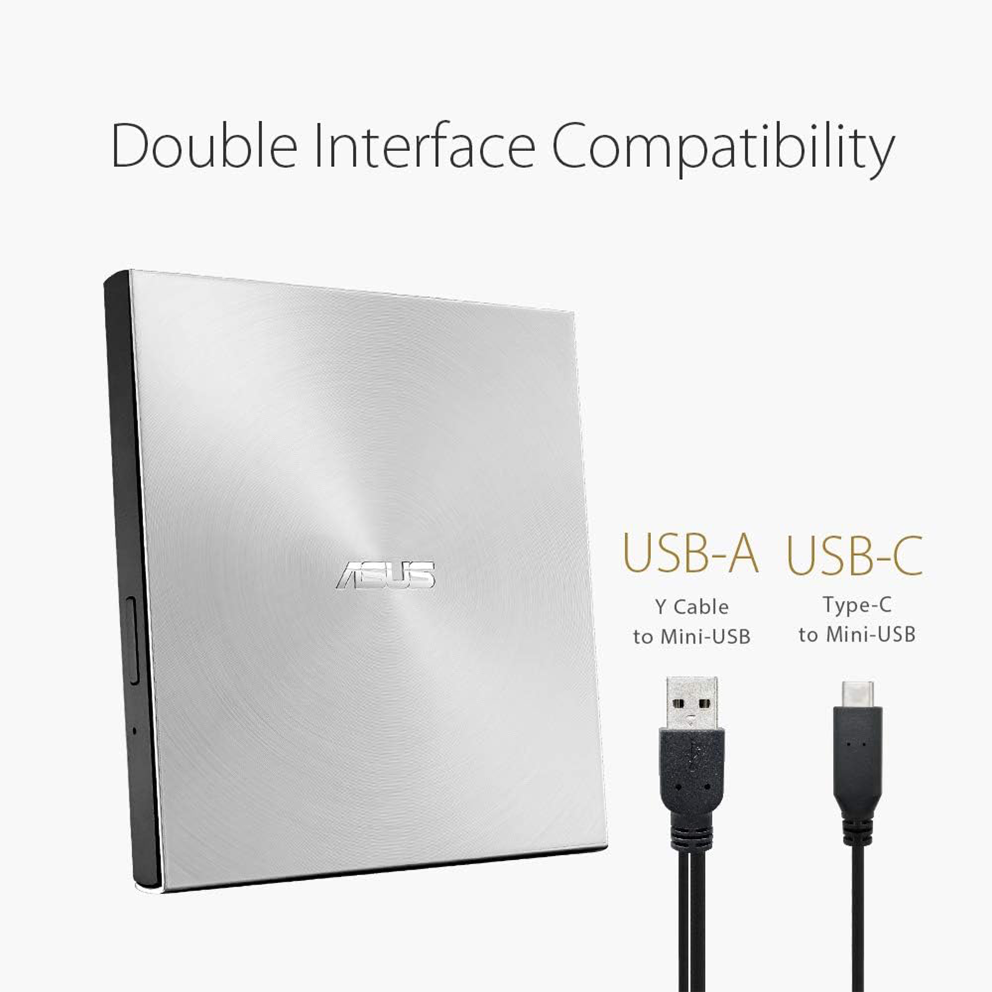 ASUS ZenDrive U9M External DVD Re-Writer (Silver)