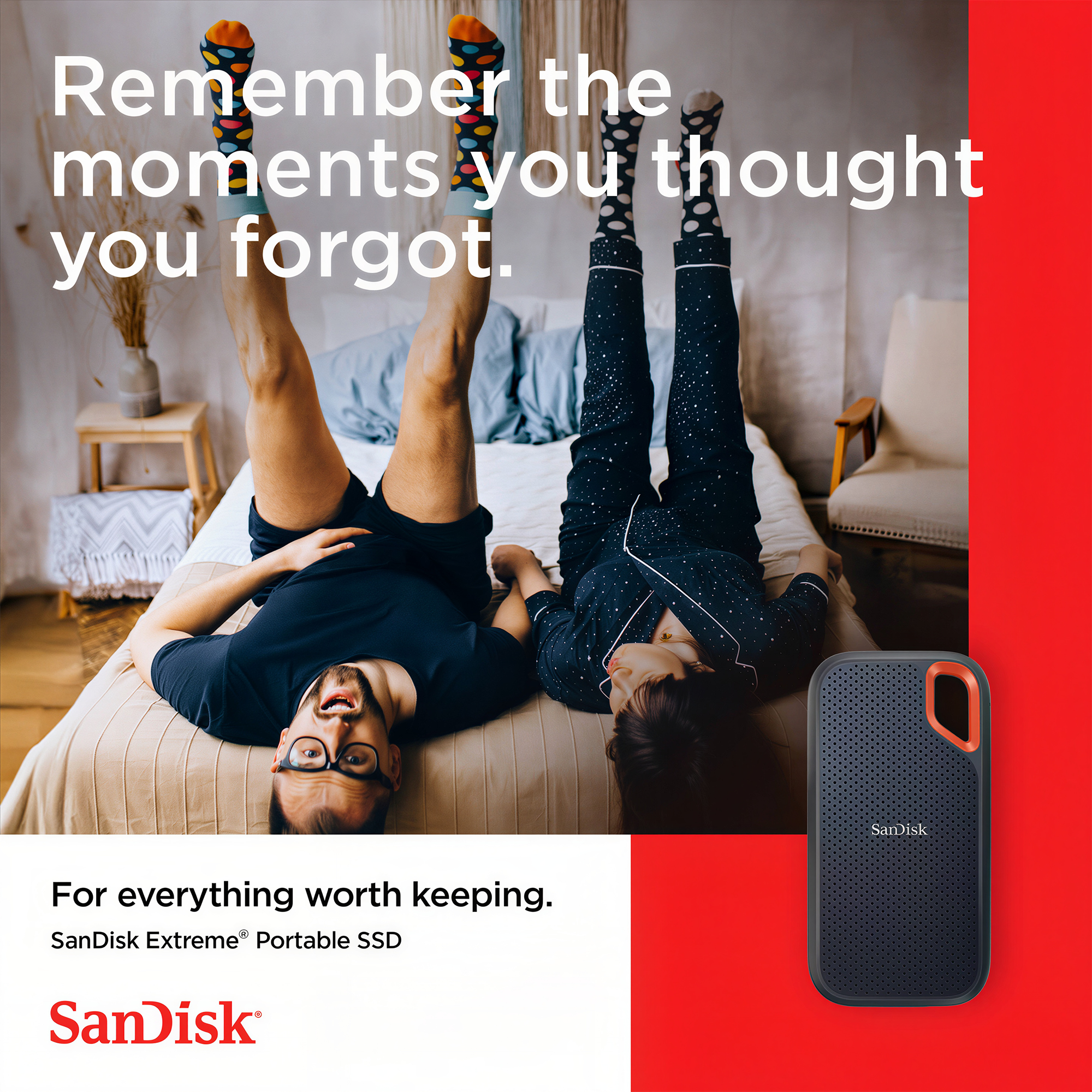 SANDISK Extreme Pro Portable 4TB External USB-C NVMe SSD - Black